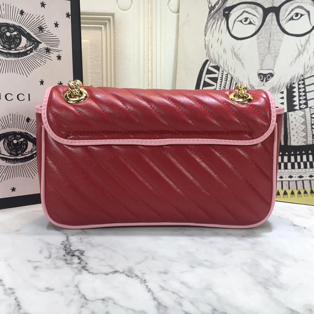 TravelReady GG Marmont small matelasse shoulder bag 954