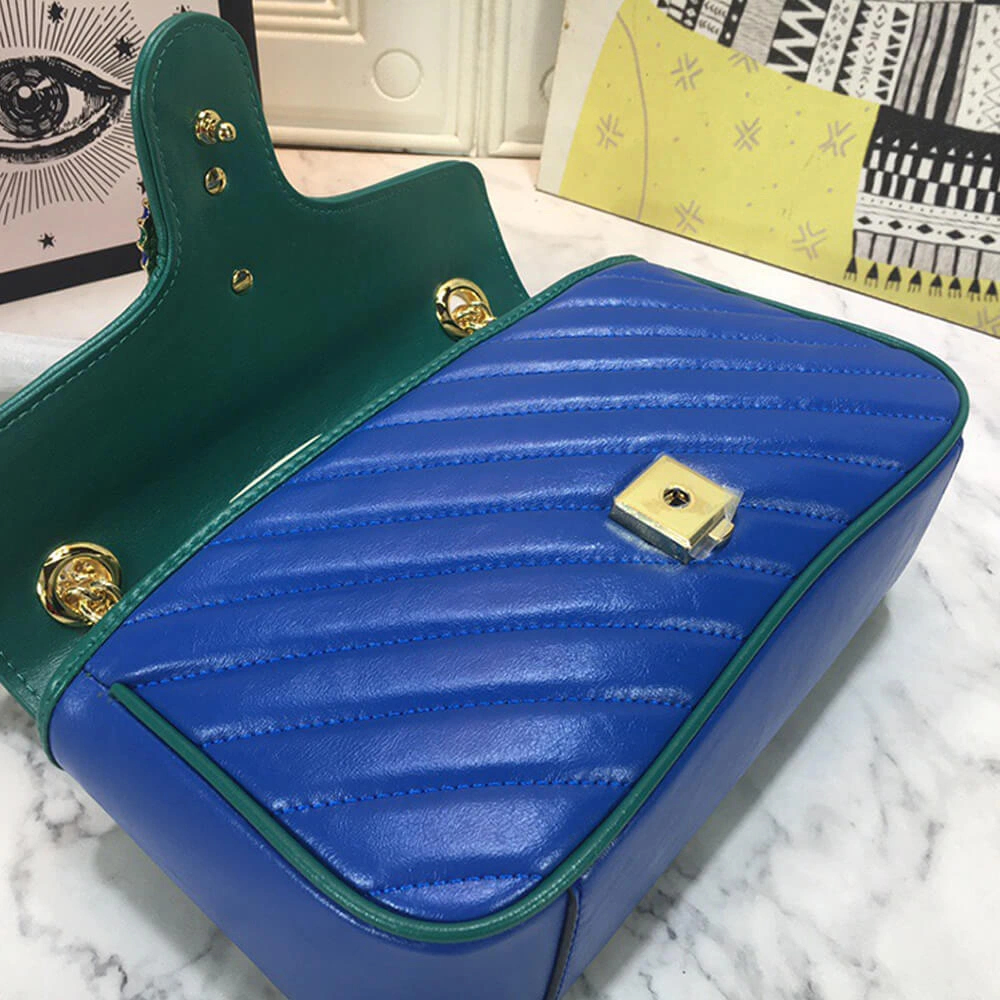 HighPerformance GG Marmont small matelasse shoulder bag 942