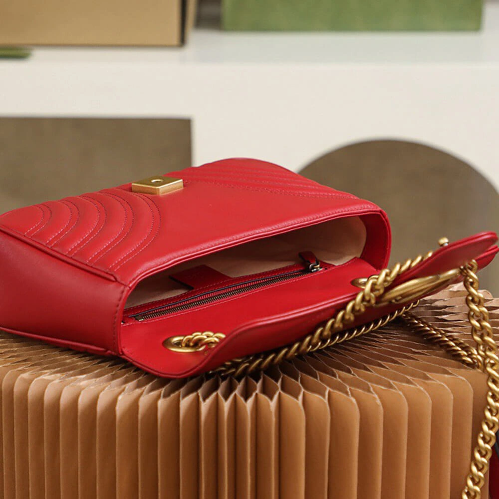 GG Marmont small matelasse shoulder bag Refined 1003