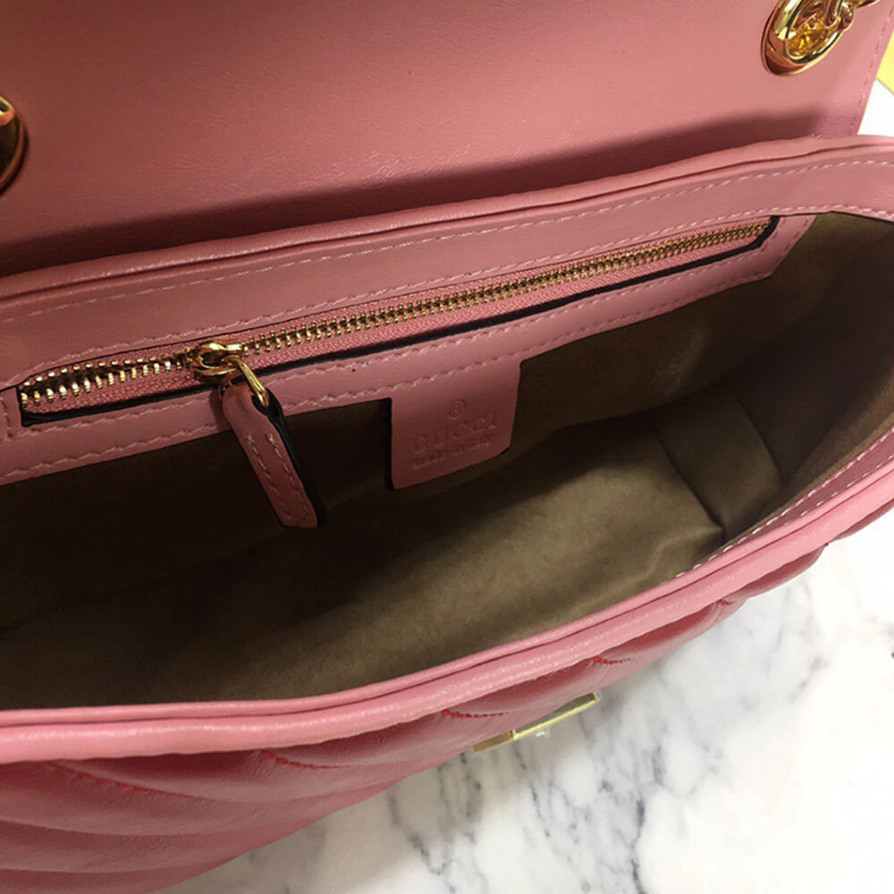 TravelReady GG Marmont small matelasse shoulder bag 954