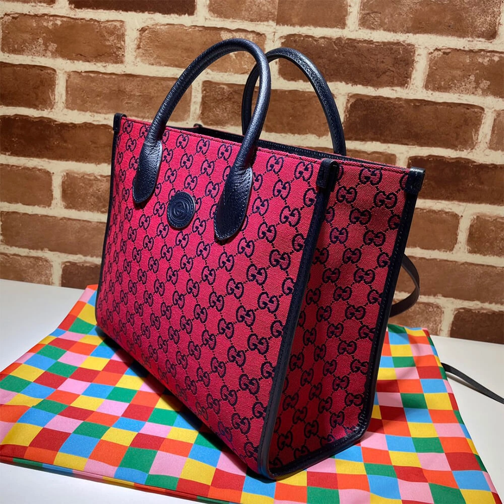 GG Multicolour small tote bag Stylish 921
