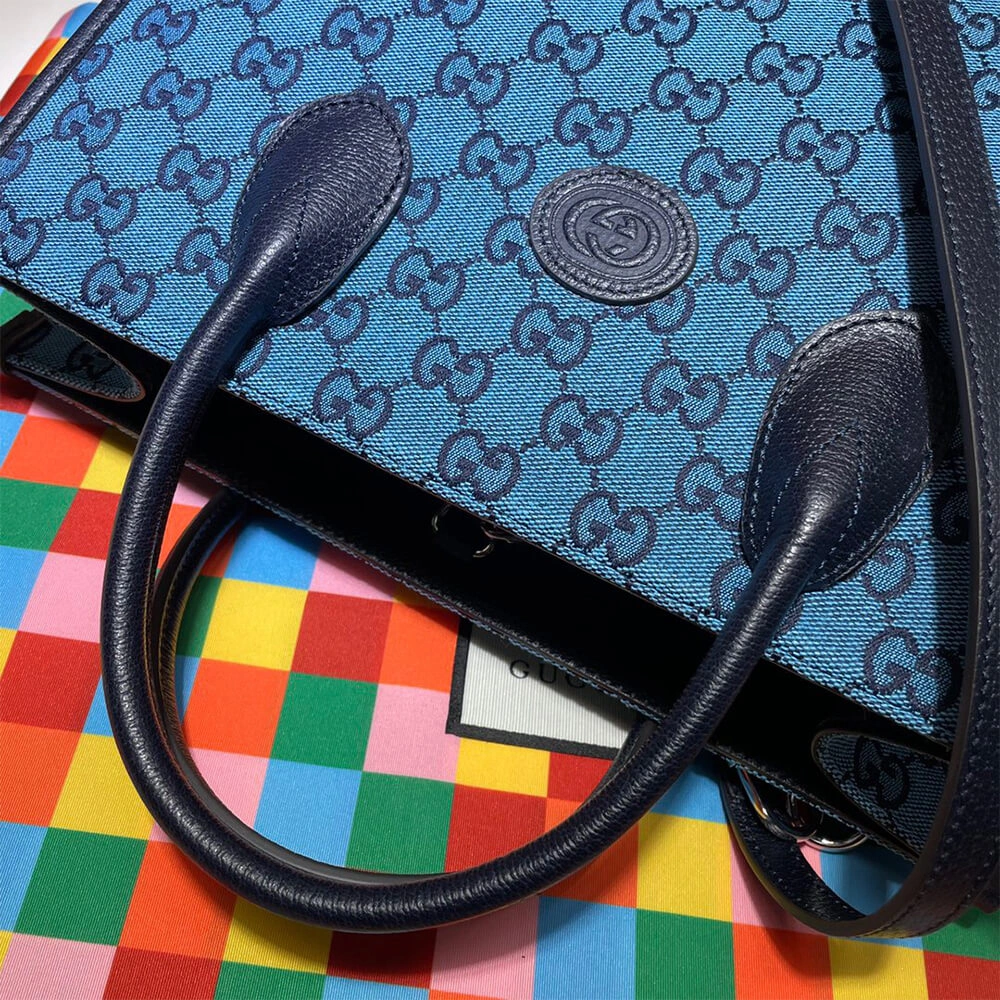 Neat GG Multicolour small tote bag 912