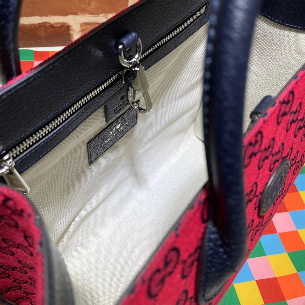 GG Multicolour small tote bag Stylish 921