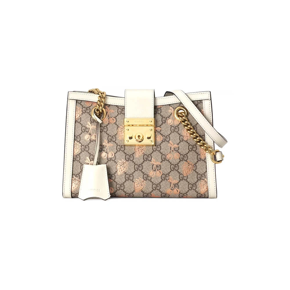 GG Padlock small berry tote bag Functional 1043