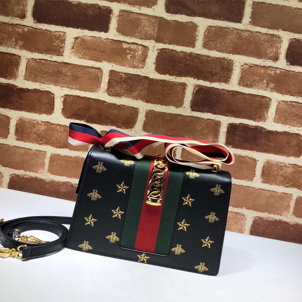 GG Sylvie Bee Star small shoulder bag TravelReady 823