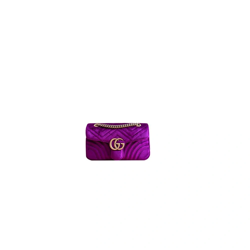 GG Velvet Small Marmont shoulder bag SoftTouch 880