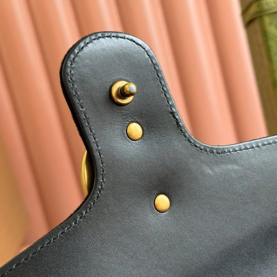 GG Velvet Small Marmont shoulder bag Bold 862