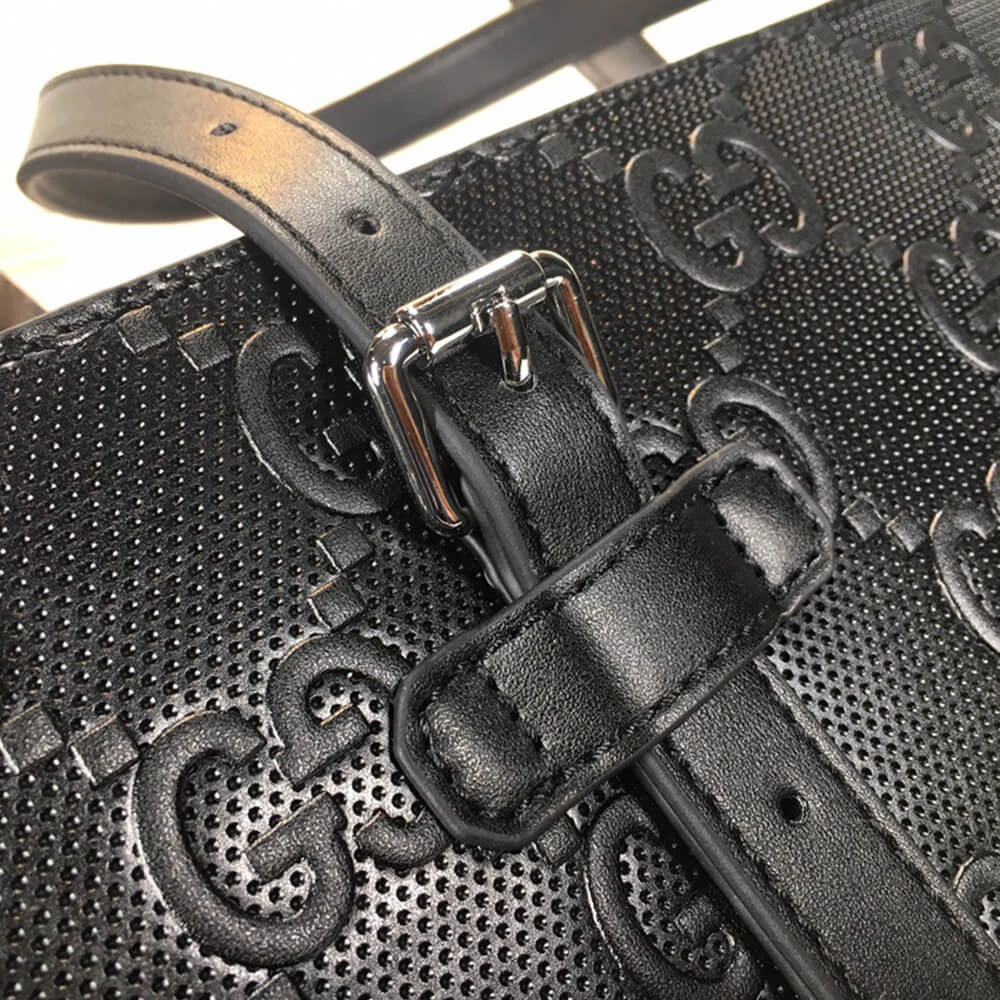 Sustainable GG embossed tote bag 917