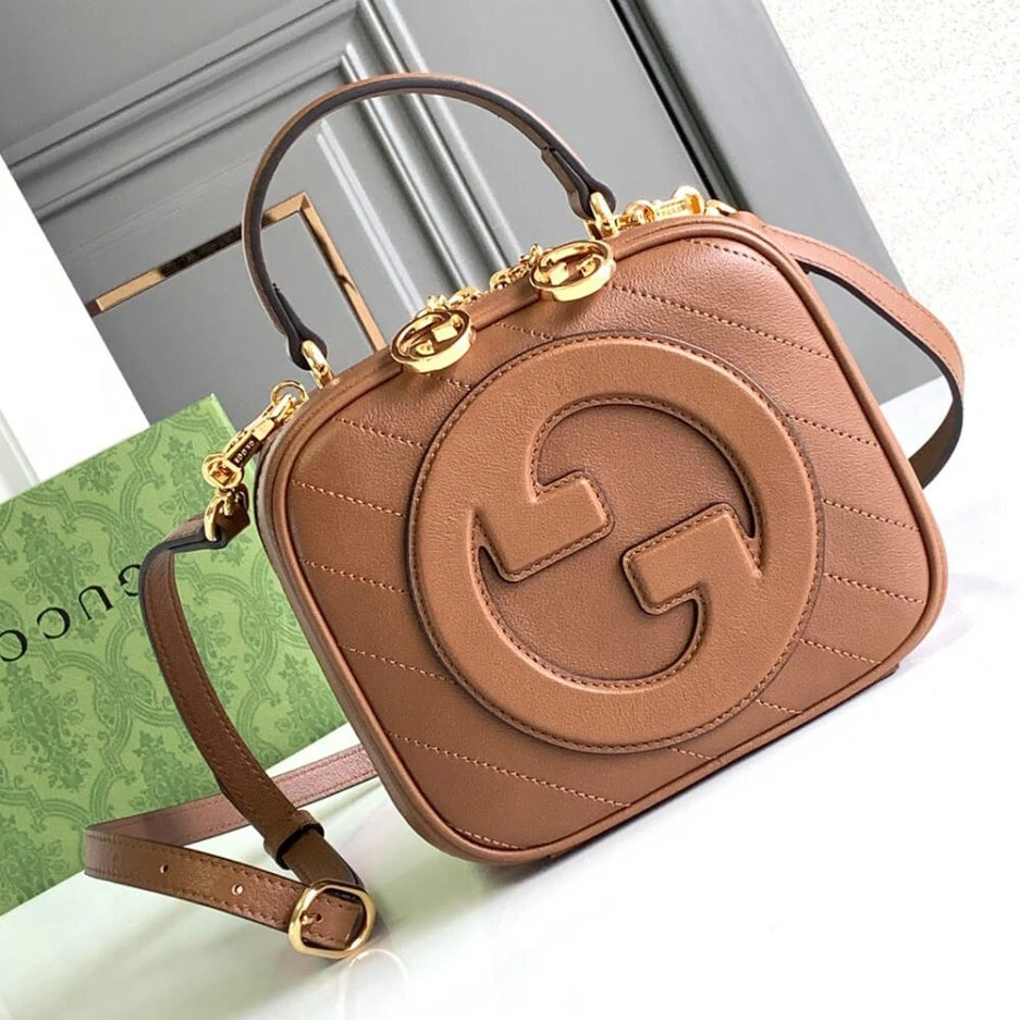 WrinkleFree GUCCI BLONDIE TOP HANDLE BAG 879