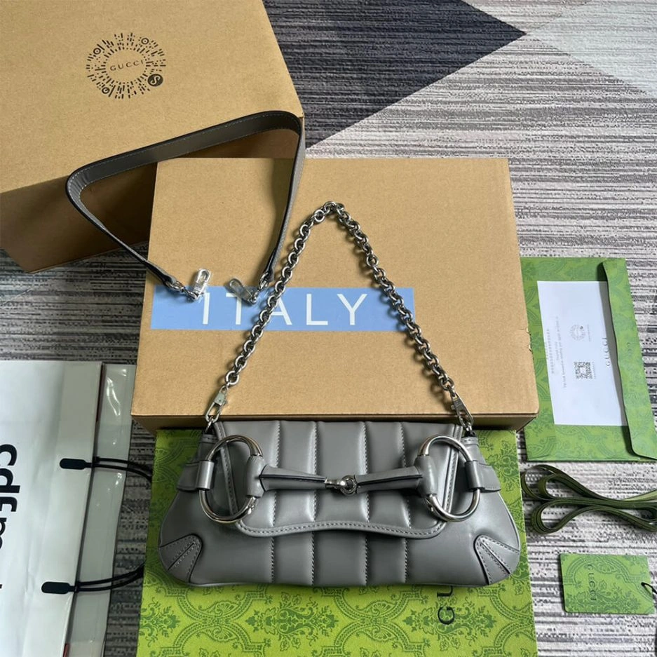 Breathable GUCCI HORSEBIT CHAIN SMALL SHOULDER BAG 863