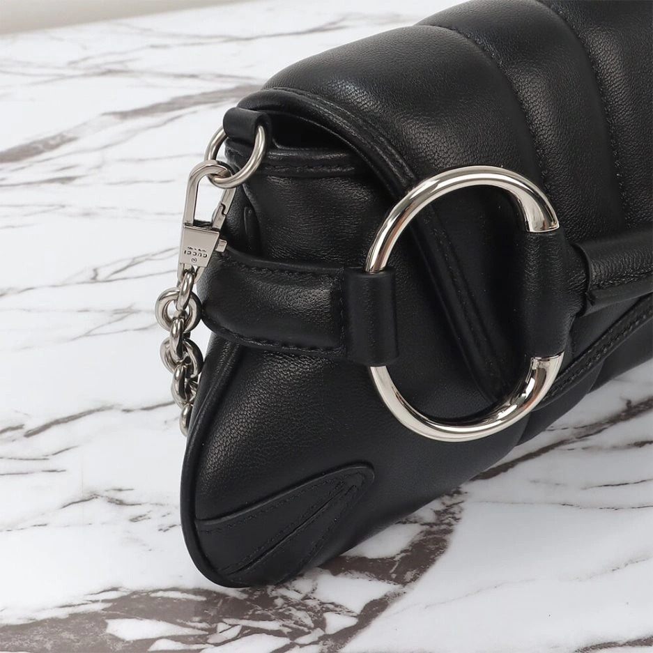 GUCCI HORSEBIT CHAIN SMALL SHOULDER BAG SmoothTexture 843