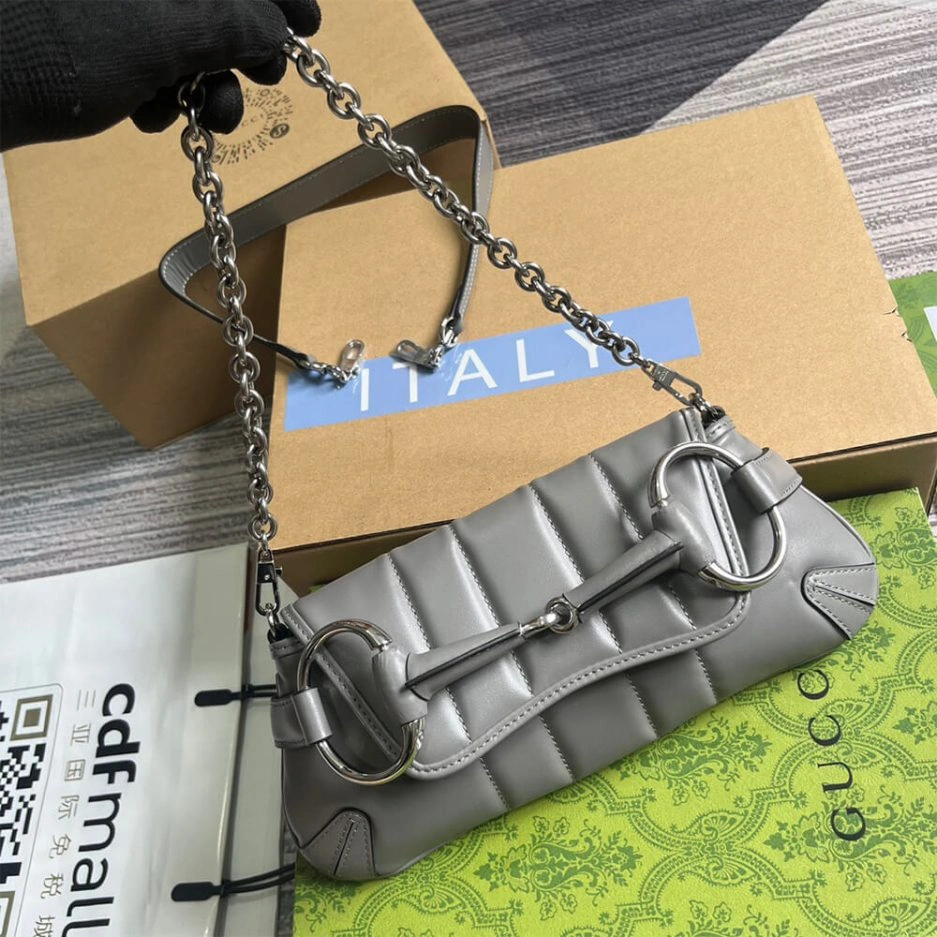 Breathable GUCCI HORSEBIT CHAIN SMALL SHOULDER BAG 863