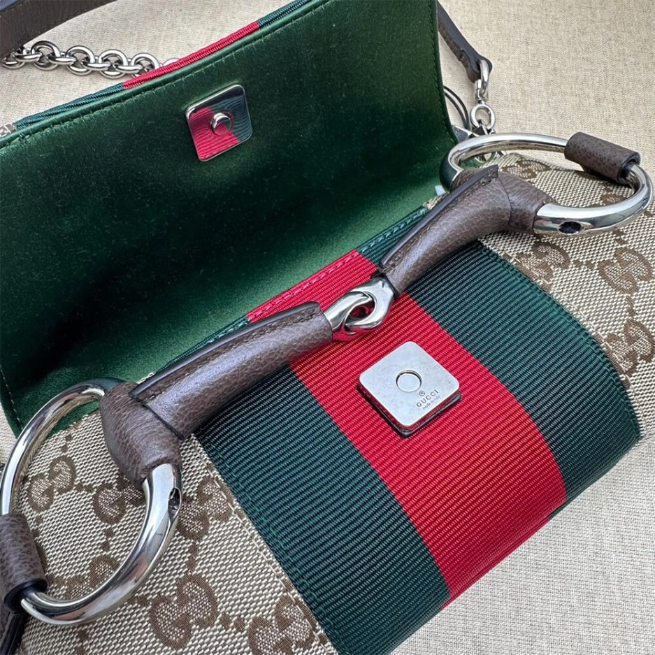 Lightweight GUCCI HORSEBIT CHAIN SMALL SHOULDER BAG 840