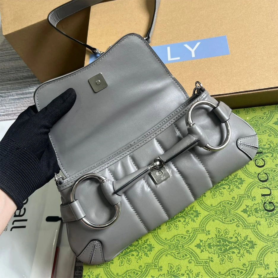 Breathable GUCCI HORSEBIT CHAIN SMALL SHOULDER BAG 863