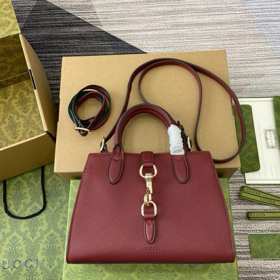 GUCCI SMALL TOTE BAG WITH HOOK CLOSURE WrinkleFree 874