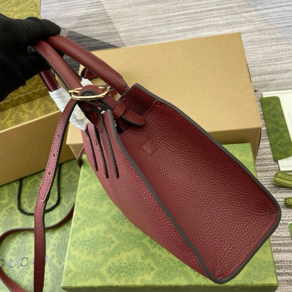 GUCCI SMALL TOTE BAG WITH HOOK CLOSURE WrinkleFree 874