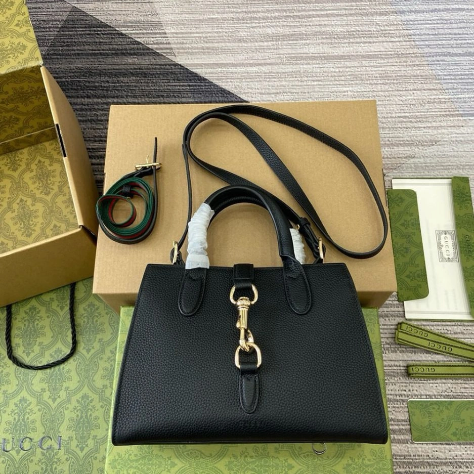 GUCCI SMALL TOTE BAG WITH HOOK CLOSURE Unisex 1477