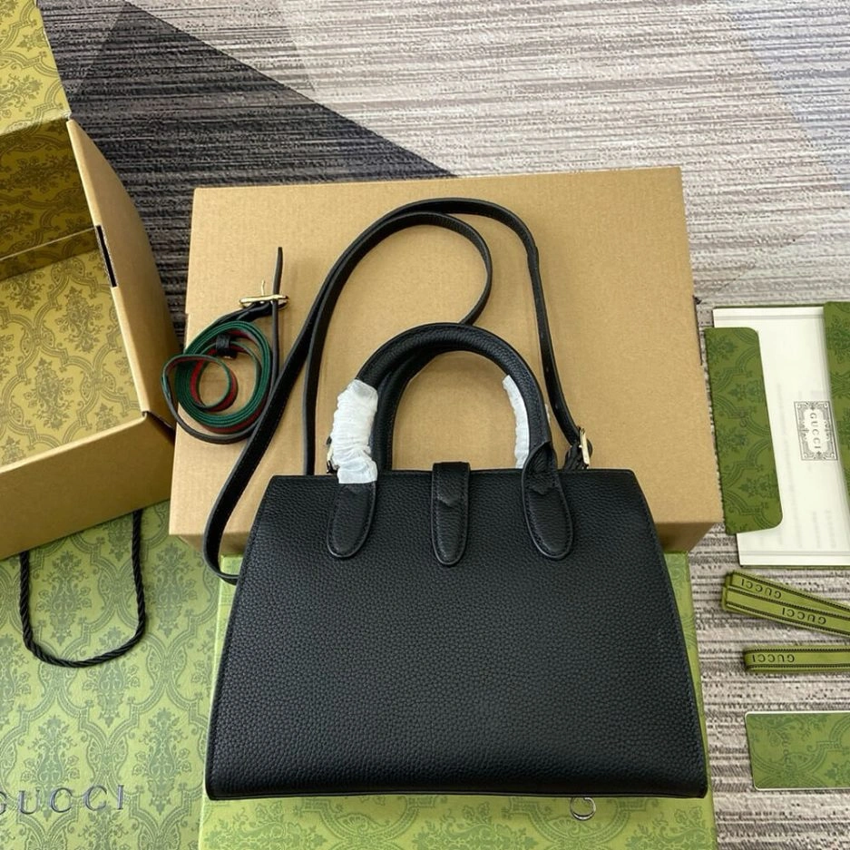 GUCCI SMALL TOTE BAG WITH HOOK CLOSURE Unisex 1477