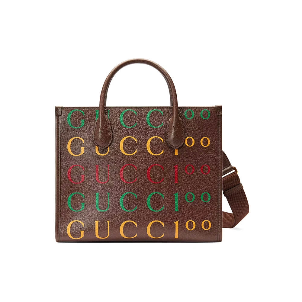 Vibrant Gucci 100 small tote bag 906