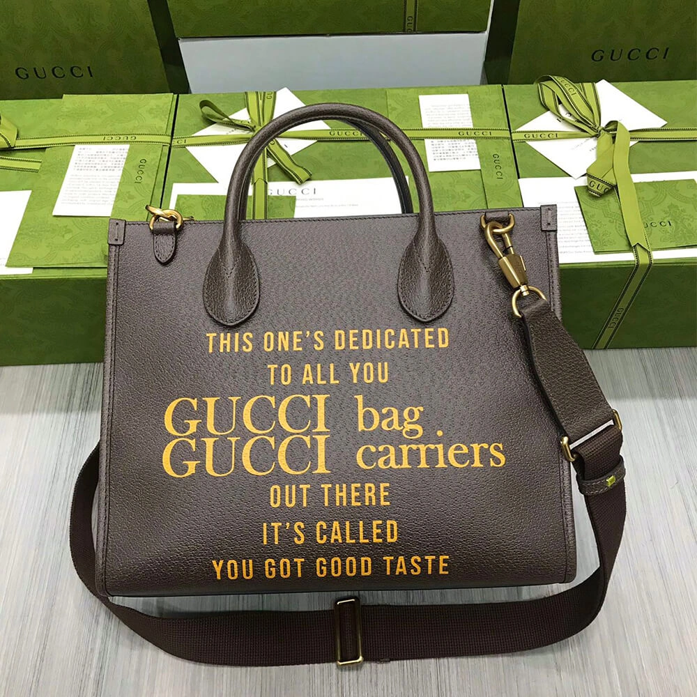 Vibrant Gucci 100 small tote bag 906
