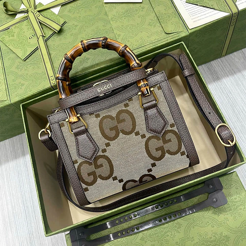 Modern Gucci Diana jumbo GG mini tote bag 964