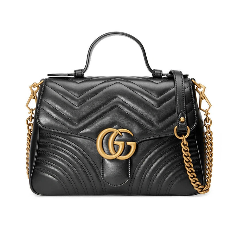 Breathable Gucci GG Marmont Small Top Handle Bag 1007