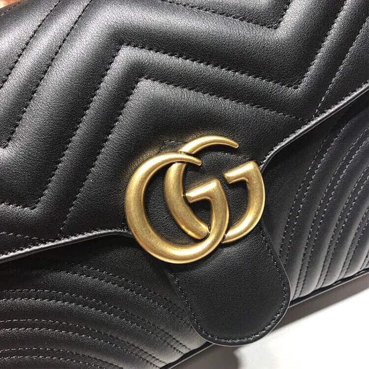 Breathable Gucci GG Marmont Small Top Handle Bag 1007