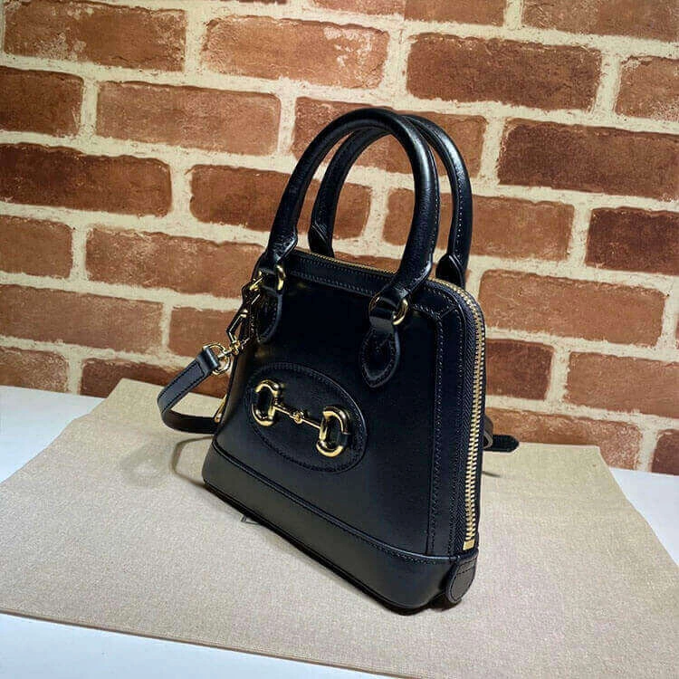 Effortless Gucci Horsebit 1955 Mini Top Handle Bag 992