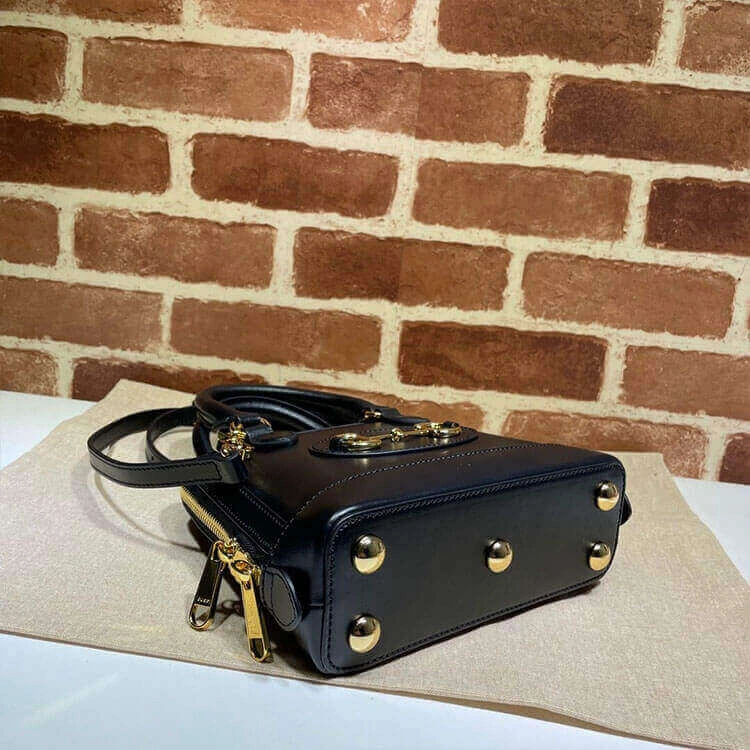 Effortless Gucci Horsebit 1955 Mini Top Handle Bag 992