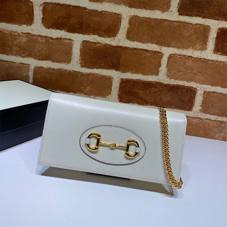 Gucci Horsebit 1955 Wallet With Chain Seasonal 1034