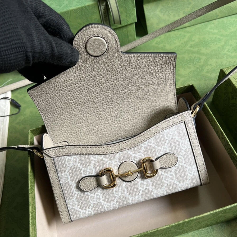 Versatile Gucci Horsebit 1955 mini bag 829