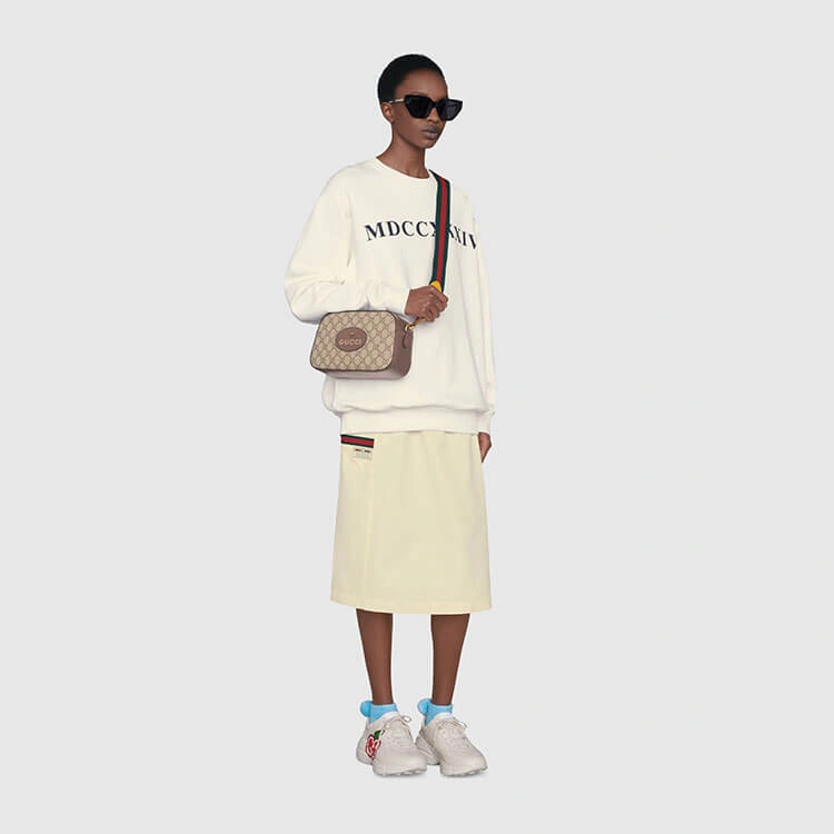 Breathable Gucci Neo Vintage GG Supreme Messenger Bag 1008
