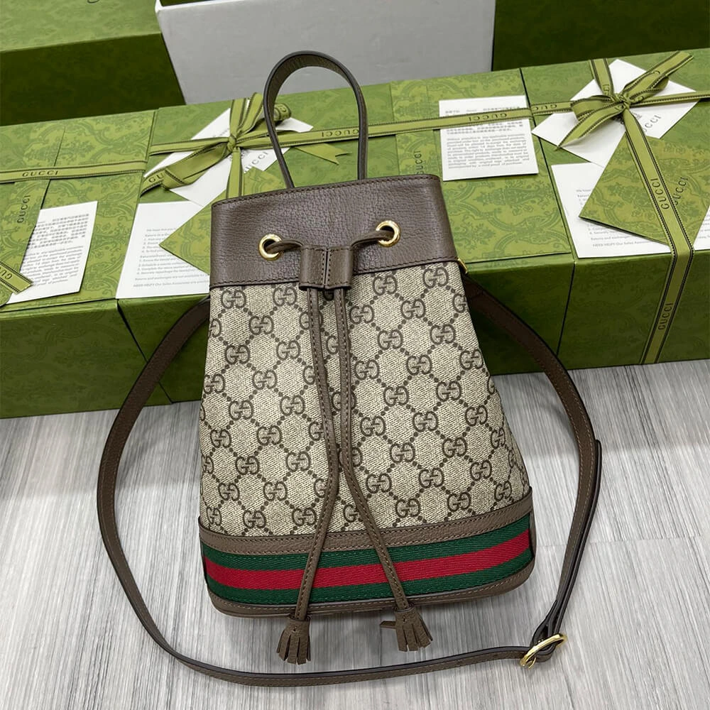 Gucci Ophidia small bucket bag Bright 881