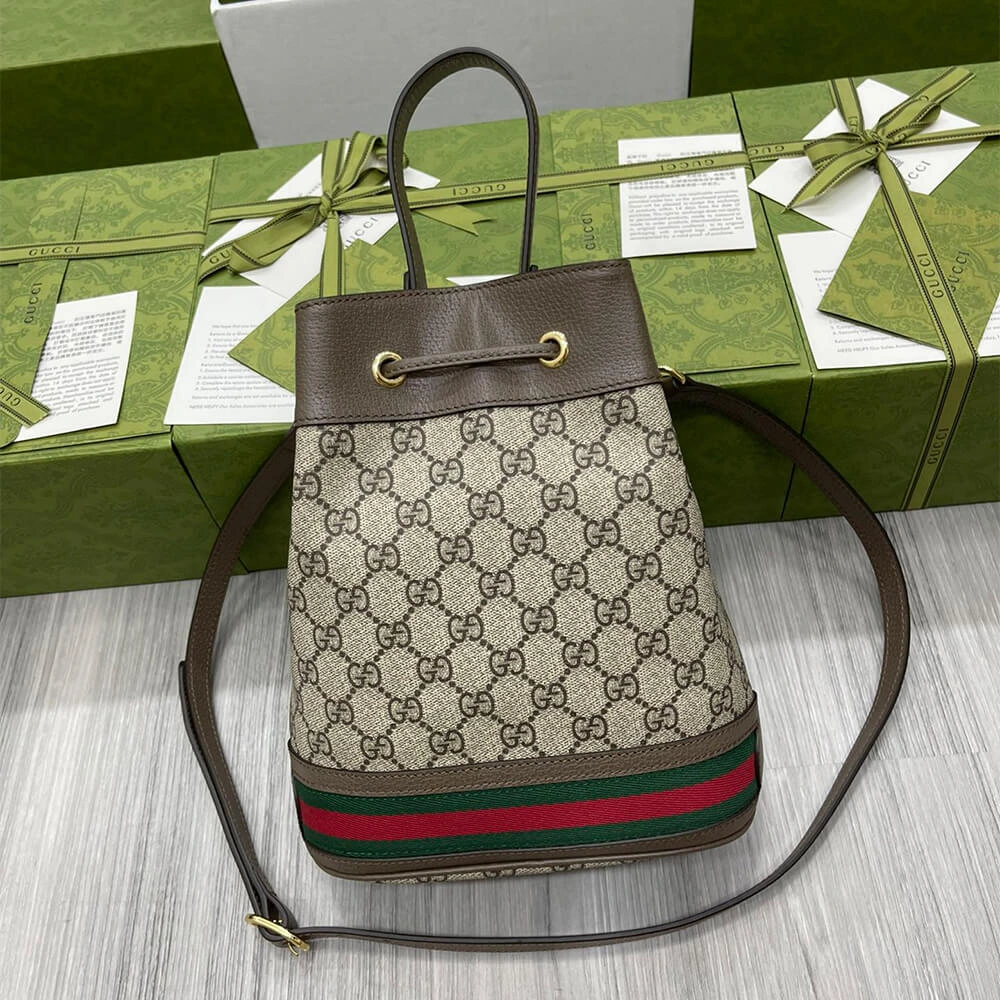 Gucci Ophidia small bucket bag Bright 881