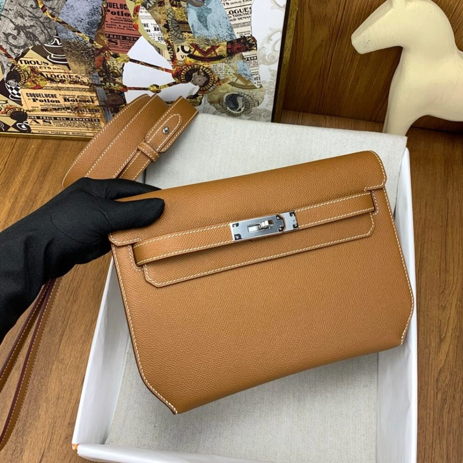 Cozy Hermes Kelly Depeches Pouch 1560