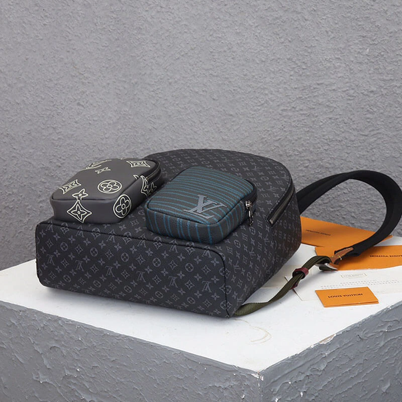 LV Backpack Multipocket Durable 673