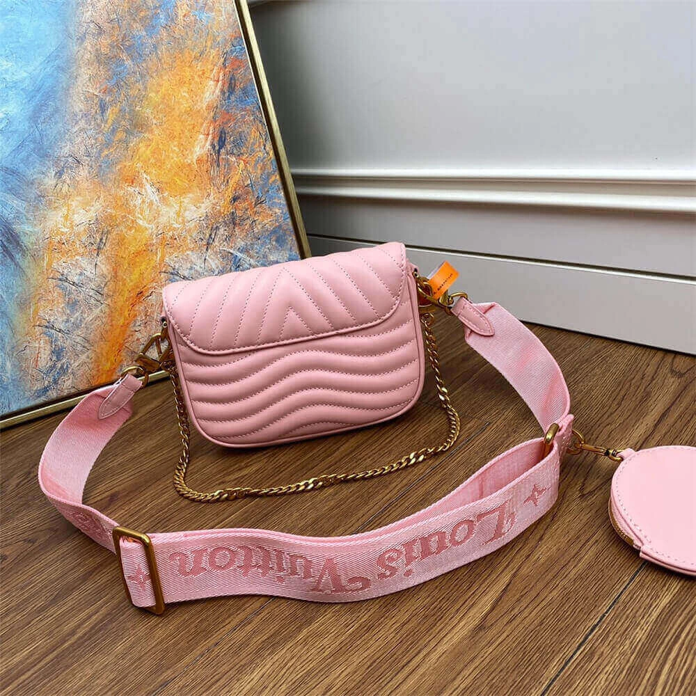 Vibrant LV New Wave Multi Pochette Handbag 812