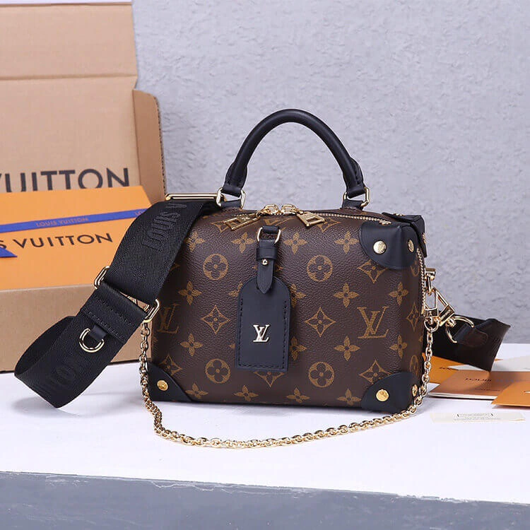 Lightweight LV Petite Malle Souple Handbag 762