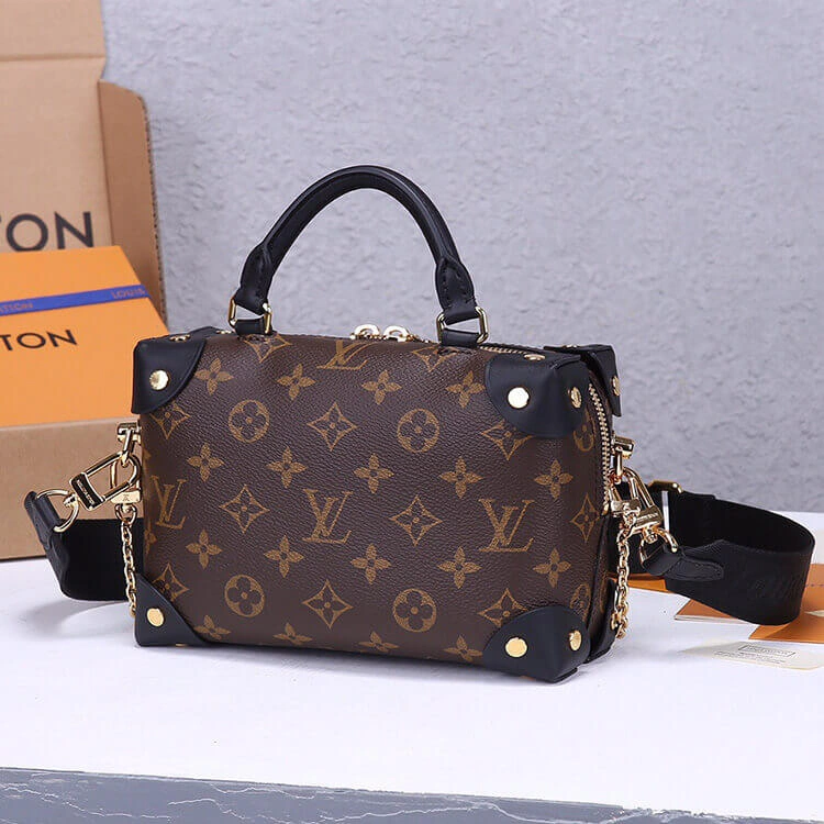 Lightweight LV Petite Malle Souple Handbag 762