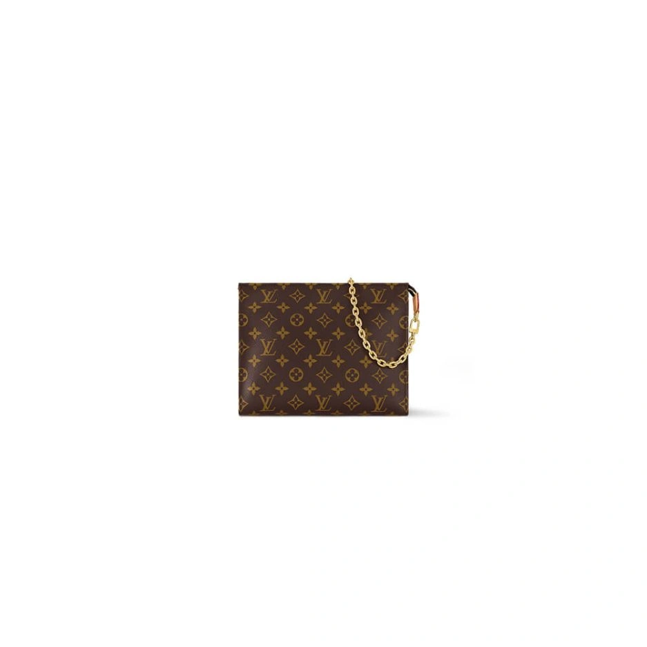 Supportive LV Toiletry Pouch On Chain 358