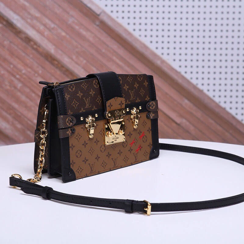 LV Trunk Clutch Handbag Thermal 705