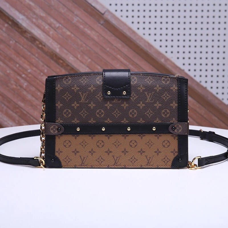 LV Trunk Clutch Handbag Thermal 705