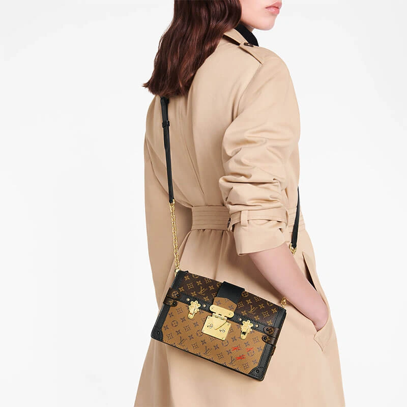 LV Trunk Clutch Handbag Thermal 705