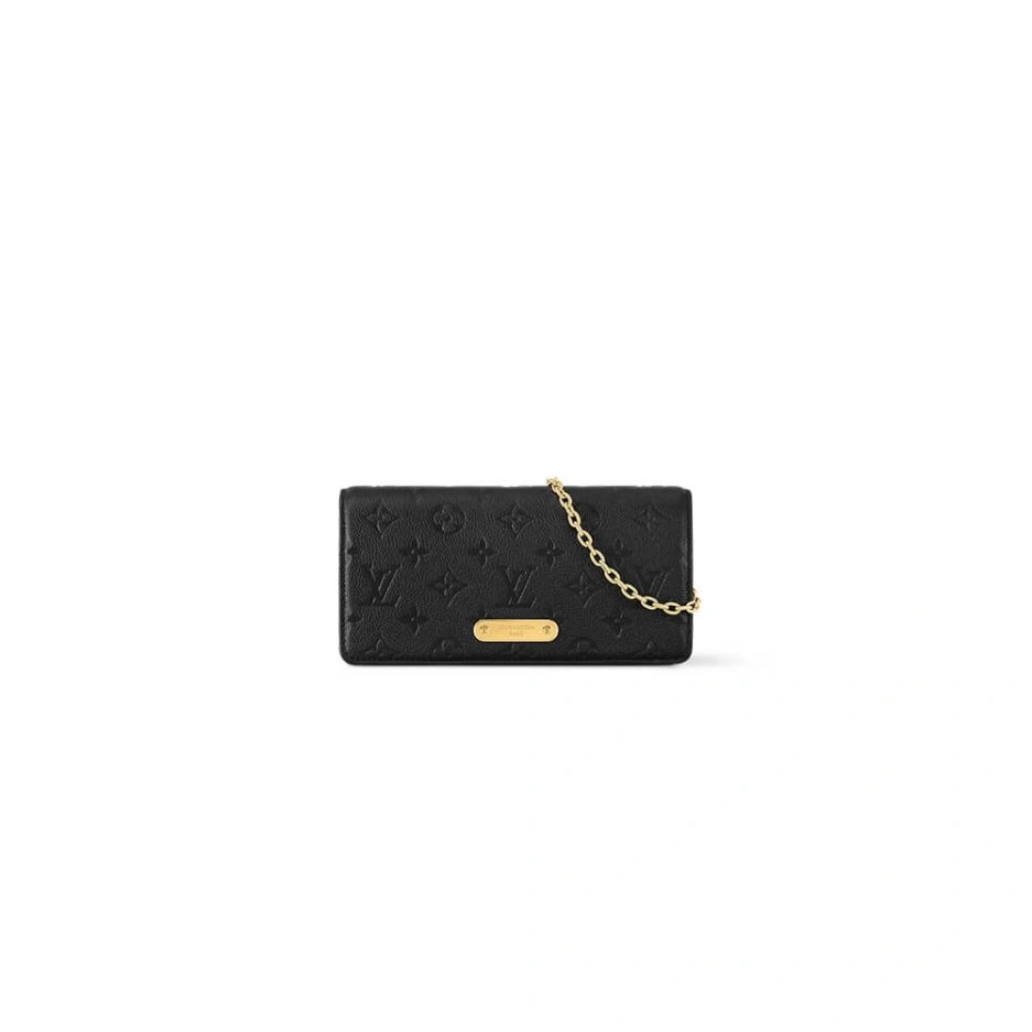 WaterResistant LV Wallet On Chain Lily 375