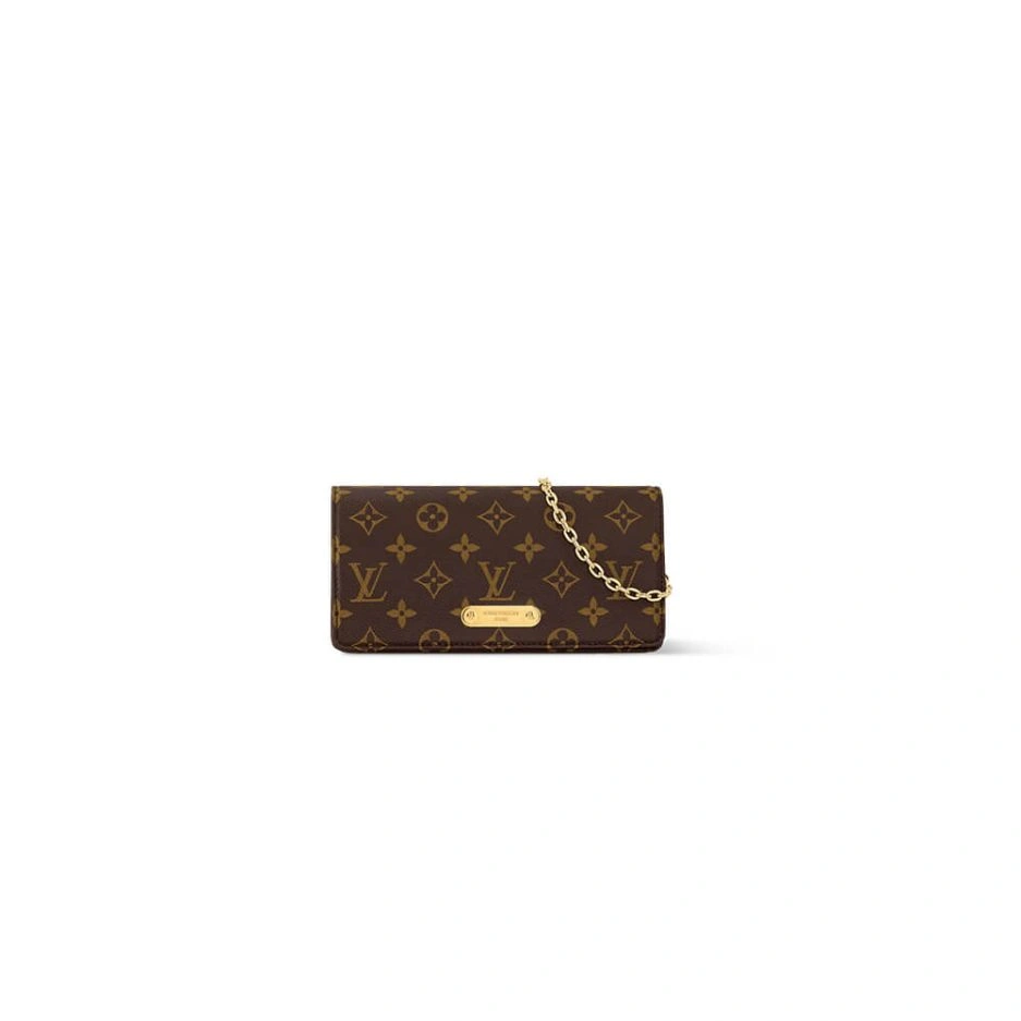 Contemporary LV Wallet On Chain Lily 366