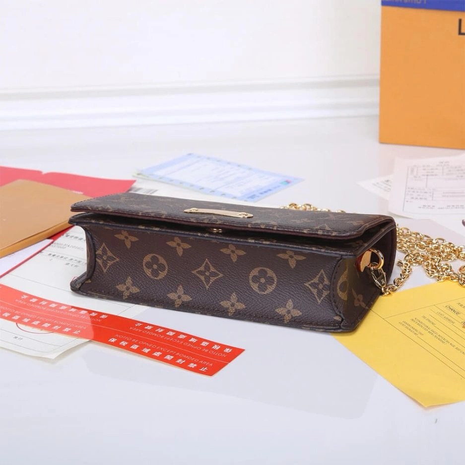Contemporary LV Wallet On Chain Lily 366