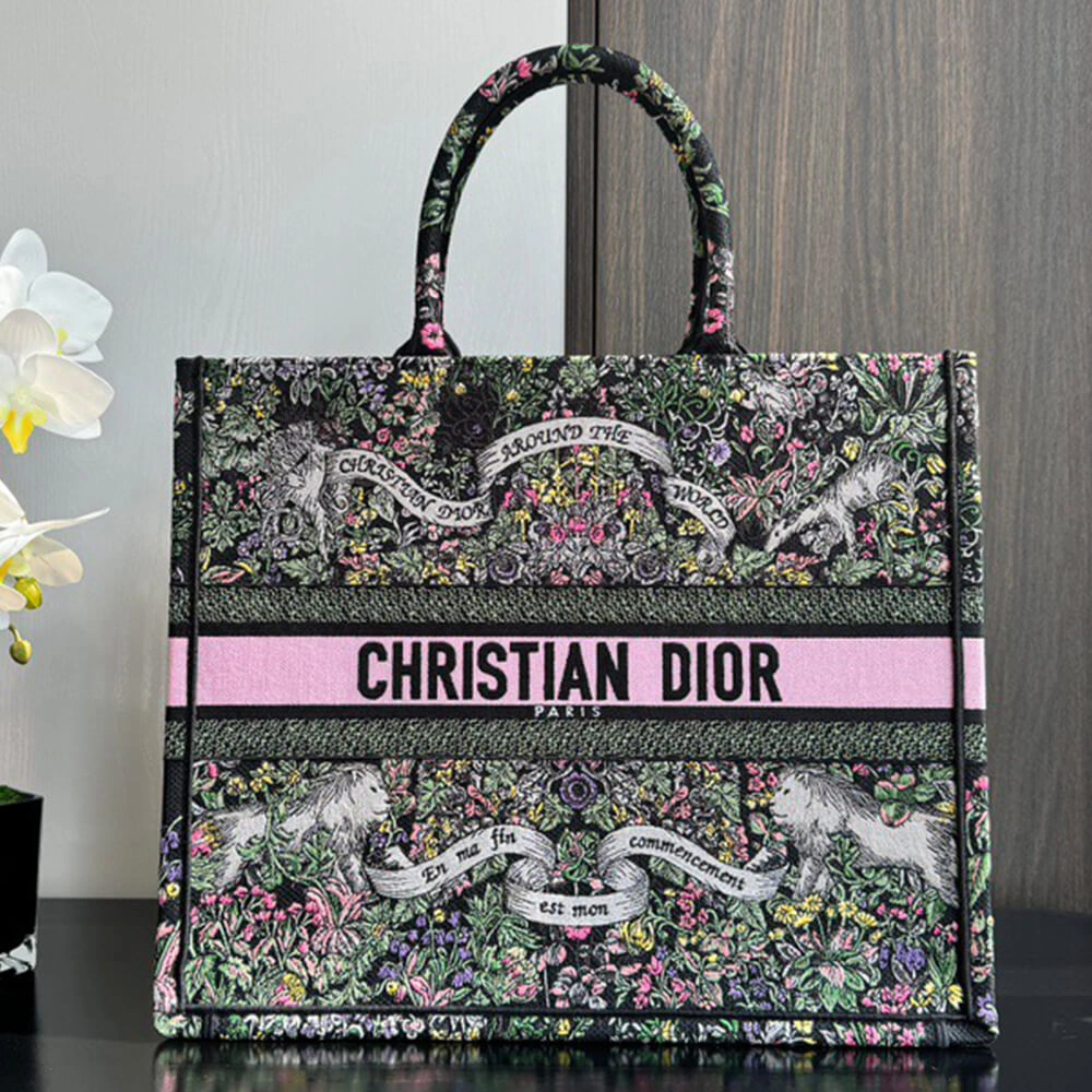Large Dior Book Tote TimelessDesign 1285