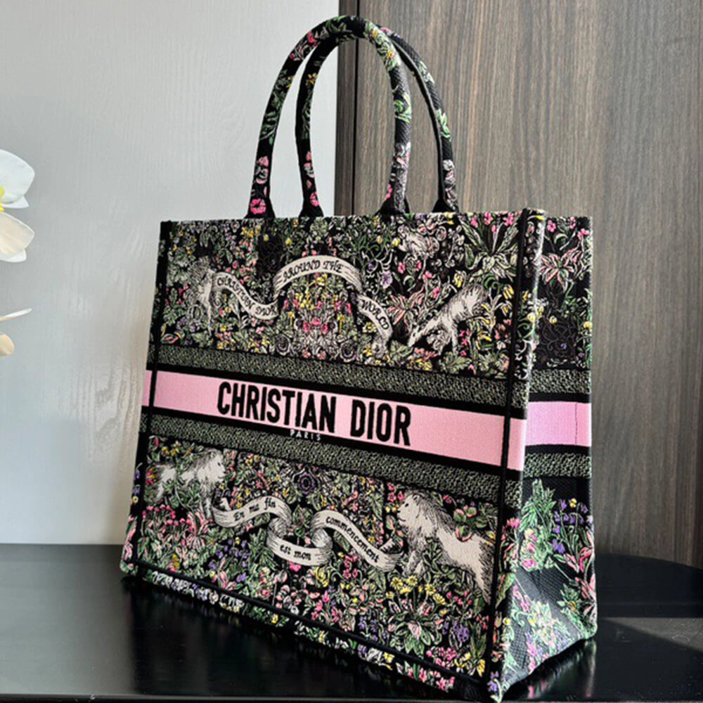 Large Dior Book Tote TimelessDesign 1285