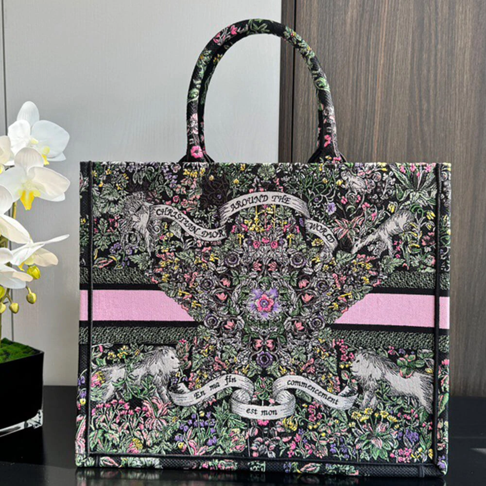 Large Dior Book Tote TimelessDesign 1285