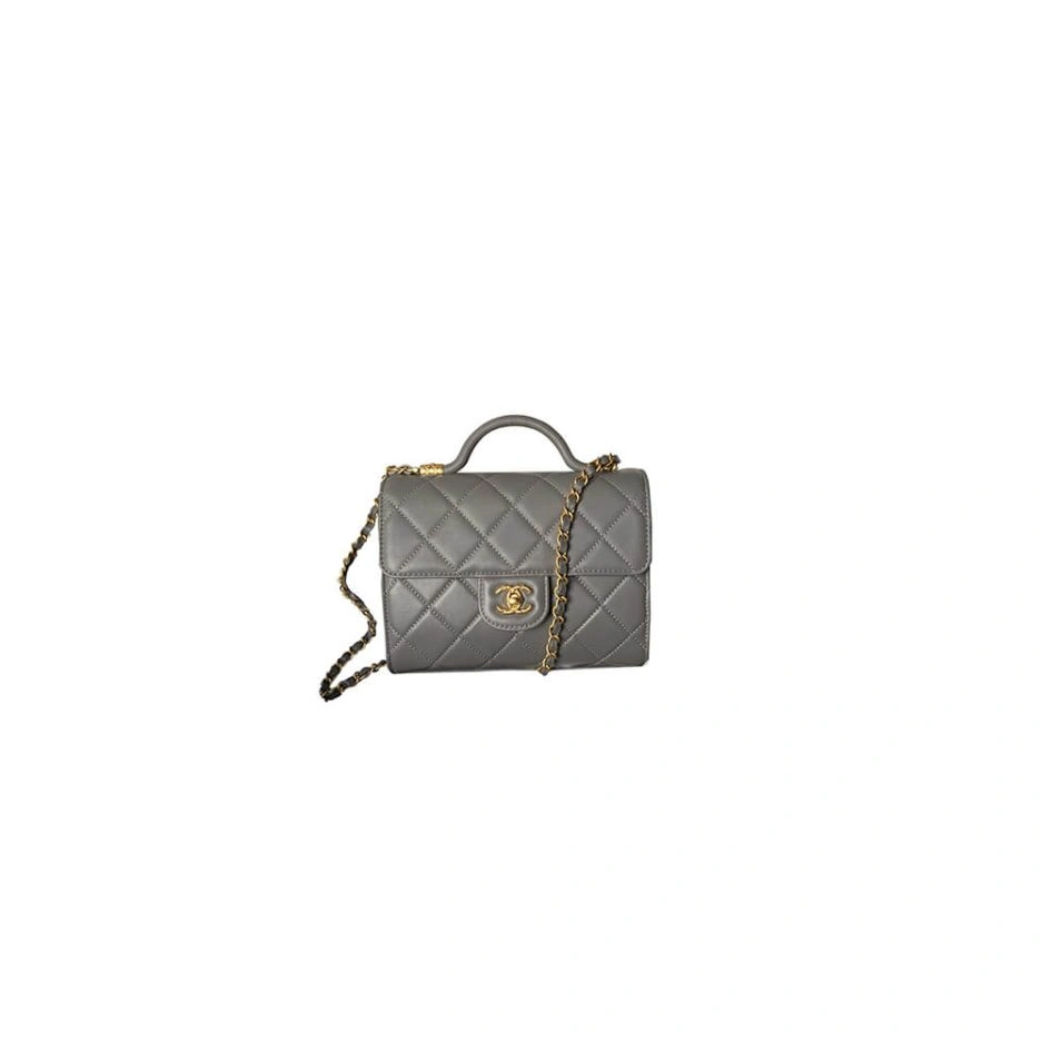 Compact MINI FLAP BAG WITH TOP HANDLE 1062